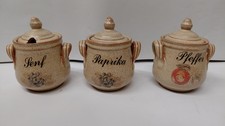 Gewürzbehälter Senf Paprika Pfeffer Steinze...