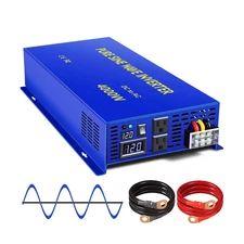 4000 Watt Pure Sine Wave Inverter 12V DC to 120V AC, 4000W Power Inverter NEW