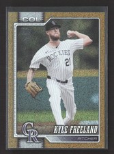 2026 Topps Series One Kyle Freeland #106 Gold Foil /50