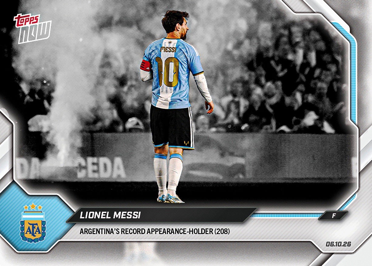 2026 Topps NOW Lionel Messi FINAL FAREWELL (1) PRE- SALE CHANCE AT AUTO or 1/1! view 7