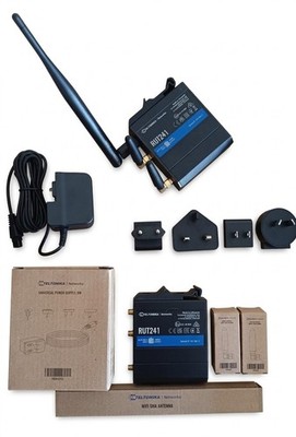 Teltonika RUT241 Industrial LTE 4G Wi-Fi Router Full Kit