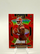 2025 Panini Select Shedeur Sanders RC Concourse Red Prizm /99 Browns #54