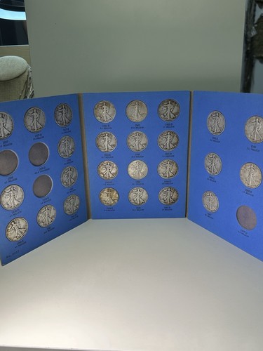 Liberty Standing Half Dollar Collection 1937-1947, 26 Coins