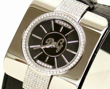 SALE D&G TIME Dolce & Gabbana SITTING BULL Leather DW0161 Men's Watch Quartz NEW