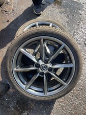 2015 MAZDA MX5 MK4 SPORT SINGLE 17” ALLOY WHEEL & TOYO TYRE CHOICE OF TWO SPARE