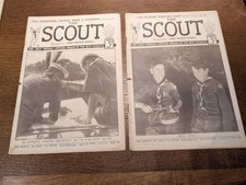 2 X THE SCOUT Magazine Weekly 1937 Vintage Scouting April 10/17 VGC Newspaper 