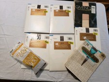 Vintage Lot of 8 Womans Pantyhose Nylon Stockings Size A