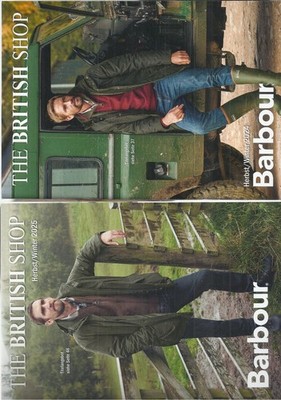 Zwei BARBOUR Kataloge (Herbst/Winter 2024 und 2025) von The British Shop