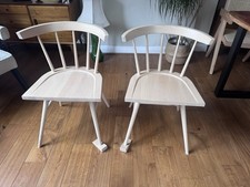 X2 IKEA X OFF WHITE CHAIRS “MARKERAD” VIRGIL ABLOH LIMITED EDITION MODERN WOOD