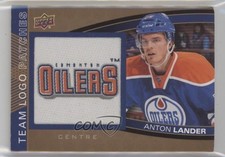 2013-14 Upper Deck Edmonton Oilers Team Logo Anton Lander #TL-52 Patch 6i4