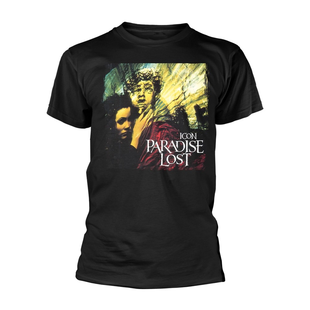 ЧЕРНАЯ футболка с надписью PARADISE LOST - ICON X-Large