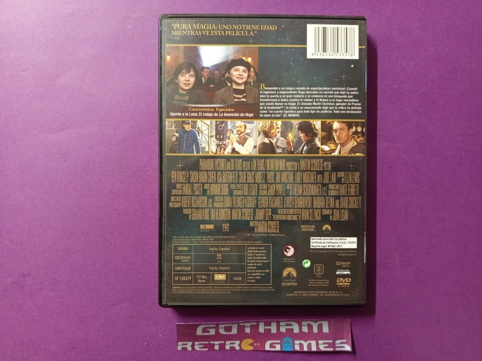 La Invencion de Hugo pelicula en DVD - Imagen 2 de 2
