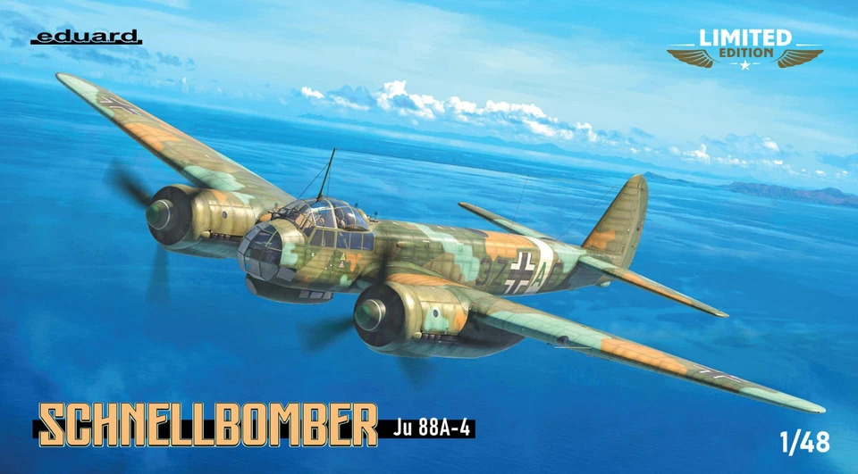 JUNKERS Ju-88 A-4 "Schnellbomber" - EDUARD Ltd (6 Décos) 1/48 PLASTIC KIT - Photo 1/4