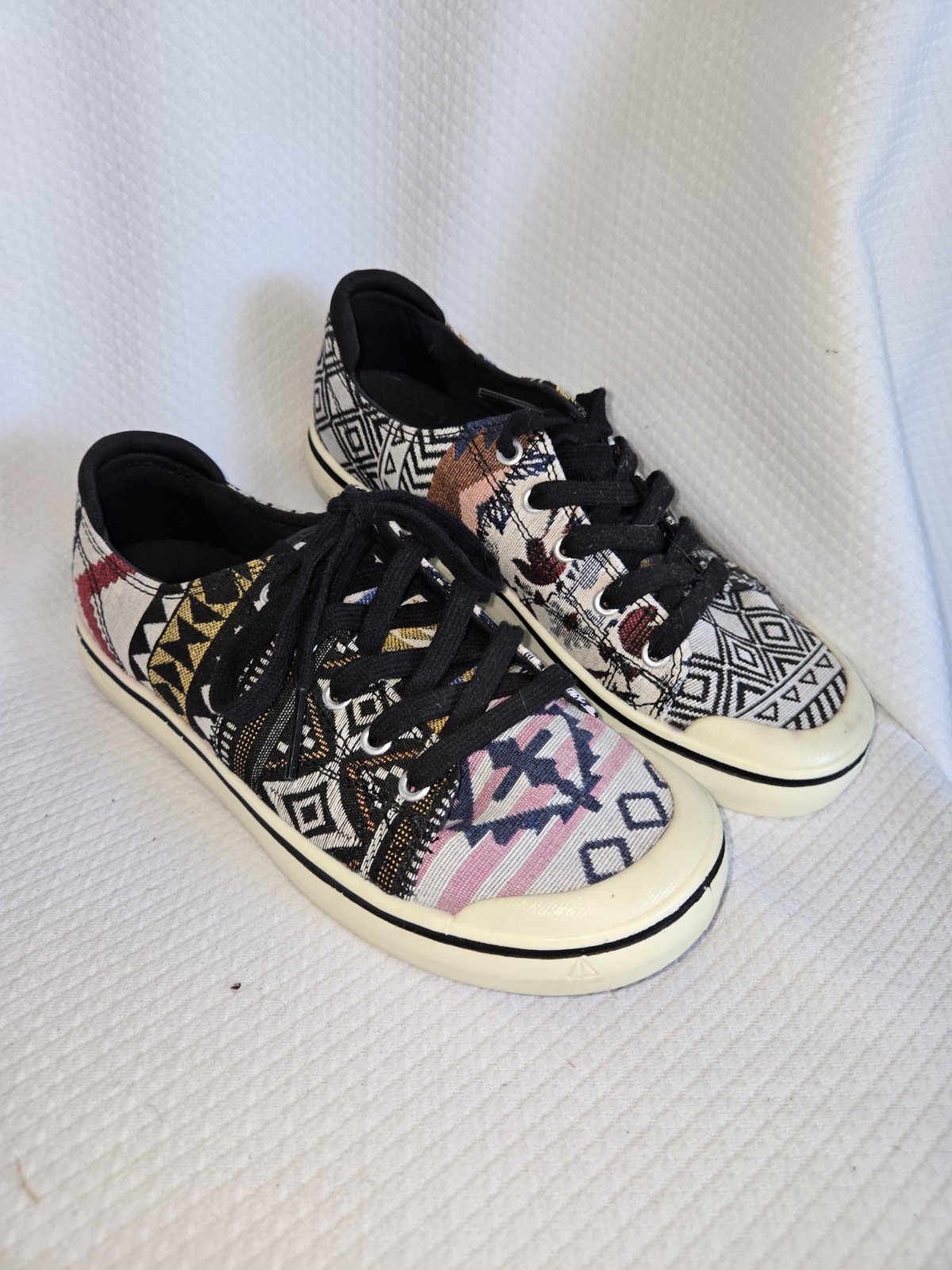 SNEAKERS KEEN ELSA IV MODELLO AZTECO DONNA SCARPE BASSE MISURA 8 5