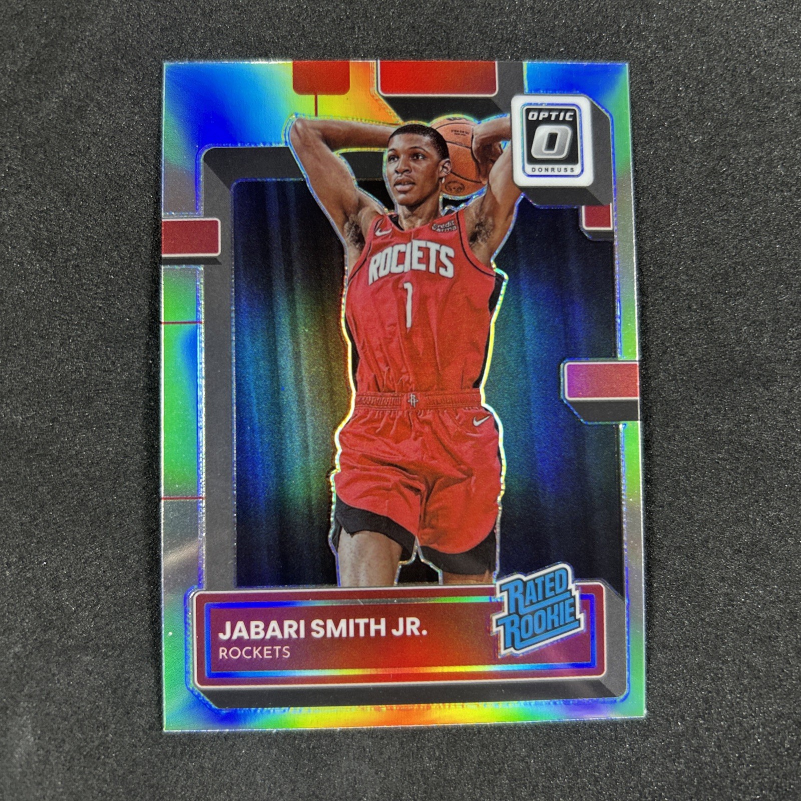 2022-23 Donruss Optic Jabari Smith Jr. #240 Silver Prizm HOLO Rated Rookie