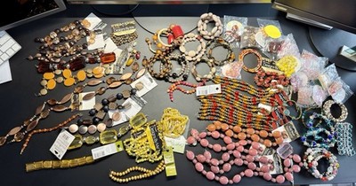 LOT OF Craft jewelry Design By Me Glass Beads Necklaces Bracelets NWT