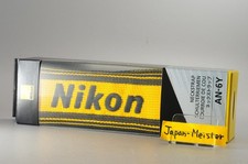 US Duty Paid Nikon AN-6Y Wide Neck Strap Genuine Yellow For SLR DSLR Camera New
