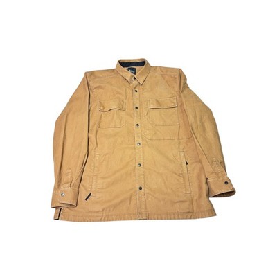 5.11 Tactical Mens Extra Large Cotton Elastane Work Shirt Jacket Tan Long Sleeve