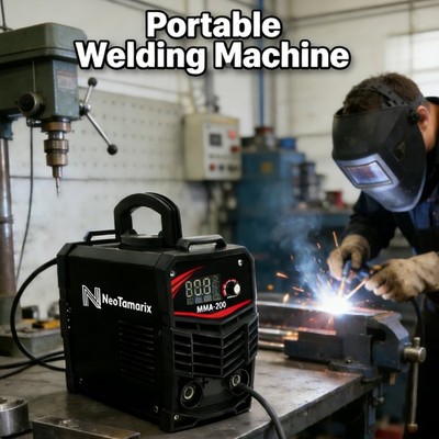 200A Stick Welder 110V-220V Portable ARC Welding Machine Digital Display & IGBT
