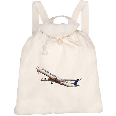 Canvas-Rucksack / Backpack ''Airplane Taking Off'' (RK00033933)