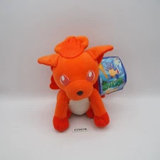 D2907B Vulpix Pokemon Banpresto 1997 TAG Plush 6" Toy Doll Japan Ninetales