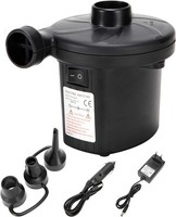 Elektrische Luftpumpe FüR Luftmatratze Pool Schlauchboot Luftbett Gymnastikball