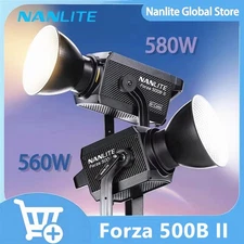 NANLITE Forza 500B II Bi-Color 2700K-6500K Led Video COB Light Photography Light
