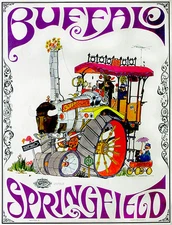 Buffalo Springfield - 1968 - Band Promo Poster