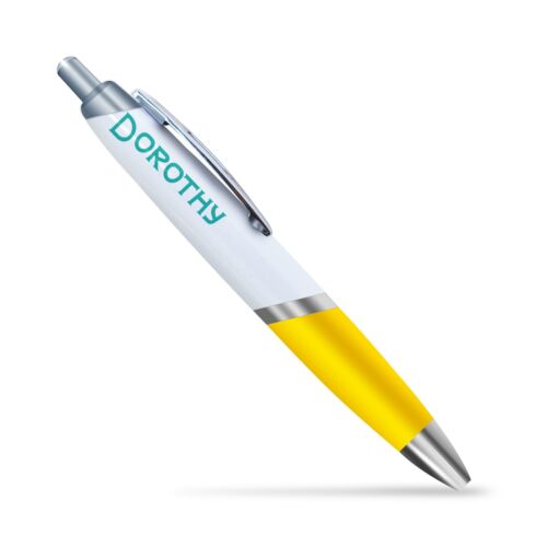 DOROTHY - Yellow Ballpoint Pen Ocean Turquoise  #210198 - Picture 1 of 6