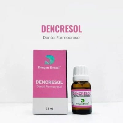 DENGEN DENTAL Dengen Dencresol Formocresol Dental Root Canal Pediatrics Pulp Devitalizer Free