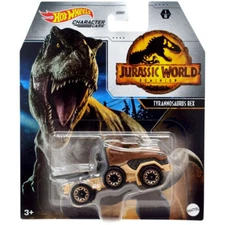 Mattel - Hot Wheels Jurassic World Dominion Character Cars - TYRANNOSAURUS REX