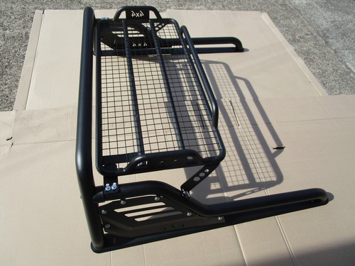 Black Sports Bar Roll Bar With Roof Top Basket For Nissan Navara NP300 2015-2022 - Picture 15 of 17