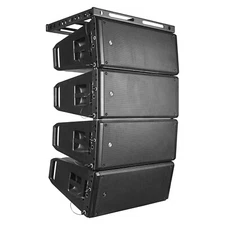 Sound Town Line Array Set 4 x Dual 10“ Speakers + 1 Frame (ZS-A210X4F)