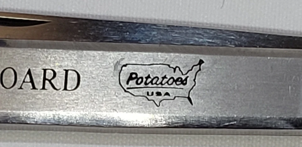 "CEM"  Maniago  Rare Italy MELON  TESTER Red FOLDING Blade&Fork Sampler Knife - Image 4 of 4