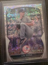 2023 Bowman Chrome #BCP-168 Luis Serna Chrome Prospects Speckle Refractor #/299