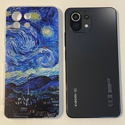 Handy Hülle Xaomi Mi 11 Lite 5G Soft Silikon Van Gogh Gemälde Öl Starry Night