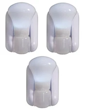 3 Pack Battery Powered LED Light Bulbs Stick Anywhere Closet Under Cabinet