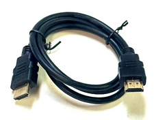 2X HDMI CABLE 3FT 90CM HIGH-SPEED For BLURAY DVD PS3 HDTV XBOX LCD TV LAPTOP PC
