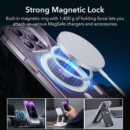 ESR For IPhone 14 Pro Max Case, Compatible With MagSafe, Military-Grade Resists - Picture 5 of 8