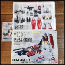 BANDAI GUNDAM FIX FIGURAZIONE METALLO COMPOSITO #1001 GUNDAM Ver.Ka CON G-FIGHTER