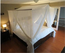 RF Shielding Bed Canopy - Swiss Shield Naturell