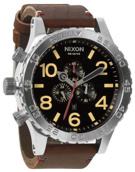 Nixon The 51 30 Chrono Watch 51mm Brown Blue Nixon Men's Chrono
