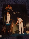 MUHAMMAD ALI Signed Autographed Olympic Torch 16x20 Photo PS