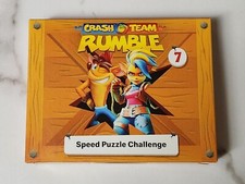 2023 McDonald  s Happy Meal 7 Crash Bandicoot Team Rumble Speed Puzzle Challenge