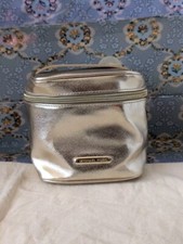 Michael kors gold traincase makeup bag
