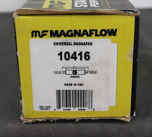 MF Magnaflow Universal Magnapak 10416 Stainless Steel Performance Muffler - Picture 2 of 5