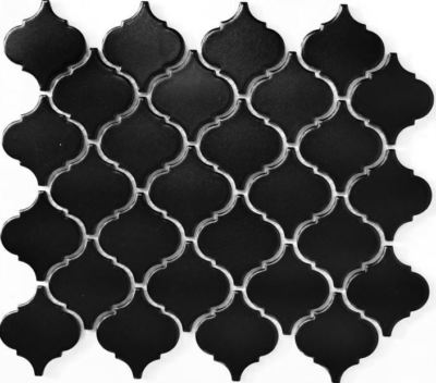 Mosaikmatte Schwarz Glänzend Florentiner Fliesenspiegel Küche13-2BG_f| 10Matten Mosaikmatte Schwarz Glänzend Florentiner Fliesenspiegel Küche13-2BG_f| 10Matten