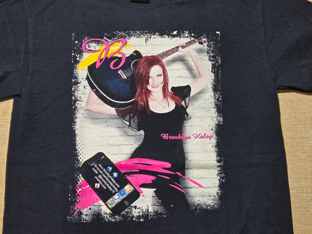 Brooklyn Haley T-Shirt Mens S Black 100% Preshrunk Cotton Graphics 