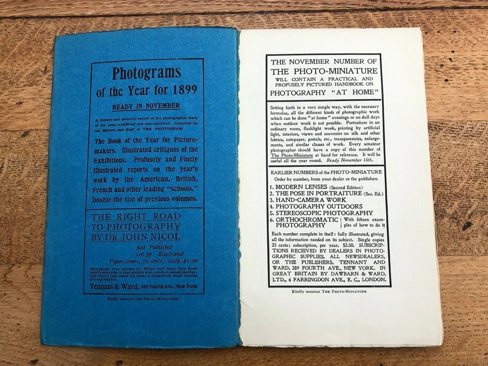 the photo - miniature . platinotype processes ! 1899 - Image 2 of 4