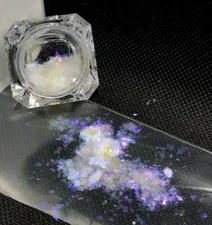 Cosmetic Grade Iridescent Flakes great for CRAFTS, NAIL ART, & MAKEUP!